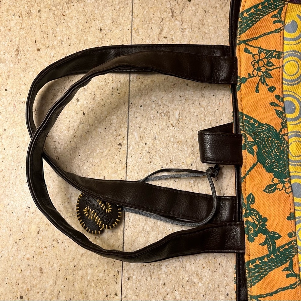 Desigual vintage stand out colourful Tote Bag - perfect for spring and summer - Picture 13 of 16